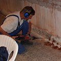 Bauwerksabdichtung innen durch Bohrung